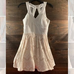 White and Cream Dress